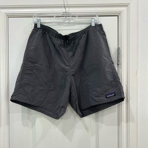Gray Patagonia swim trunks